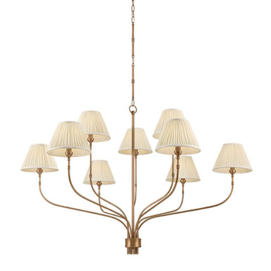 Garnerville 9 Light Chandelier 34.5 Inch X 54.25 Inch Wide by Hudson Valley - 9349