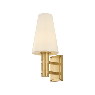Glenwood Lake 1 Light Wall Sconce 12 Inch X 4.75 Inch Wide by Hudson Valley - 3871-AGB