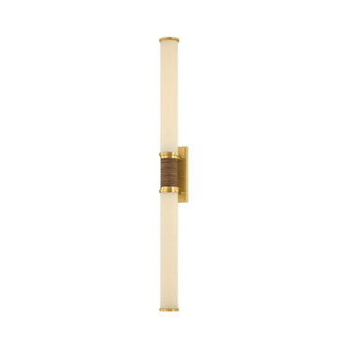 Edwards Park 13W 2 LED Wall Sconce 28 and 2.75 Inch Wide by Hudson Valley - 8328-AGB