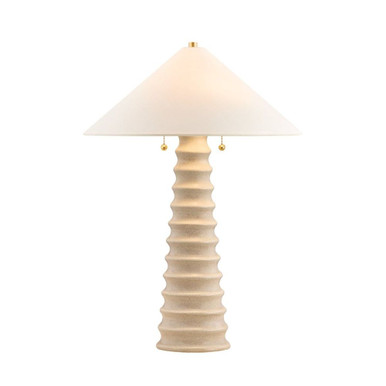 Franconia 2 Light Table Lamp 28.25 Inch and 20 Inch Wide by Hudson Valley - L1462-AGB/CRK