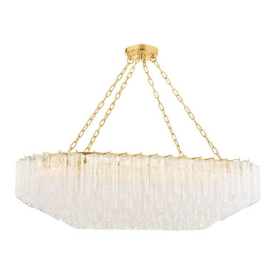 Watertown 12 Light Linear Pendant 14.25 and 27.5 Inch Wide by Hudson Valley - 4920
