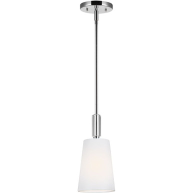 Lismore 1 Light Mini Pendant by Visual Comfort Studio - P1303PN