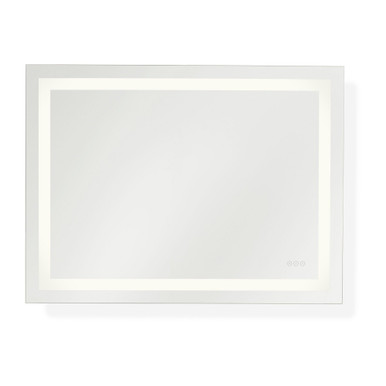 Mera 53W 1LED Rectangle Frameless AntiFog Mirror 48 Inch Wide by Generation - MRIL1412