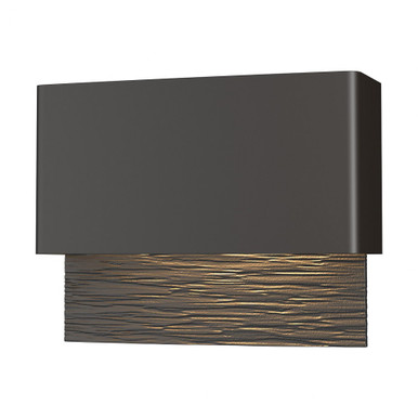 Stratum 15W 1 LED Aluminum Wall Lantern 9.5 Inch Wide by Hubbardton Forge - 302630HF