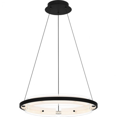Malik LED Large Pendant by Quoizel - PCMLK2820MBK