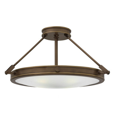 Collier 4 Light 11 Inch Wide Semi Flush Mount by Hinkley - 3382