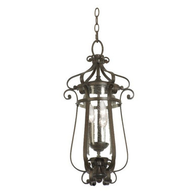 Hartford Three Light Outdoor Medium Hanging Fixture by Kalco  - 9235AC