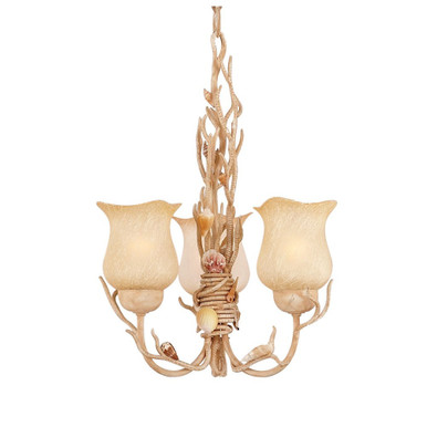 Atlantis 3 Light Small Chandelier by Kalco - 6078CR