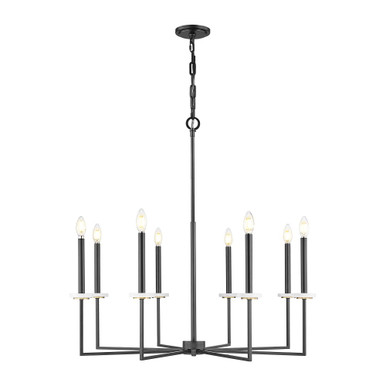 Gaultier 8 Light Chandelier 45.25 Inch Tall and 35.25 Inch Wide by Z Lite - 6100-8
