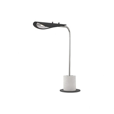 Layla 21 Inch 4W 1 LED Table Lamp by Mitzi - HL157201-PN/BK