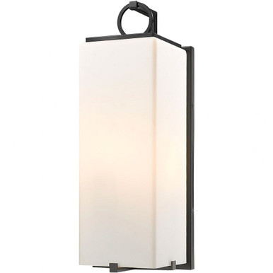 Sana 3 Light Outdoor Wall Sconce 24.75 x 8 In by Z-Lite - 593B-BK