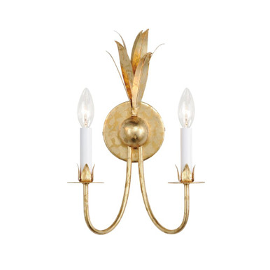 Paloma 2 Light Wall Sconce 15.75 Inch Tall by Maxim - 2882GL