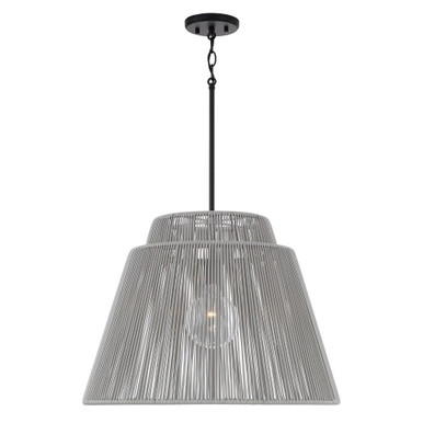 Jasper 1 Light Outdoor Pendant 17 Inch Tall and 23 Inch Wide by Capital - 956311