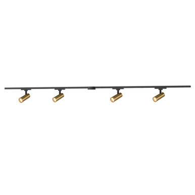 Paolo 60W LED Trilo Ceiling Track Head 80.75 Inch Length by Kuzco - TR4-S25925