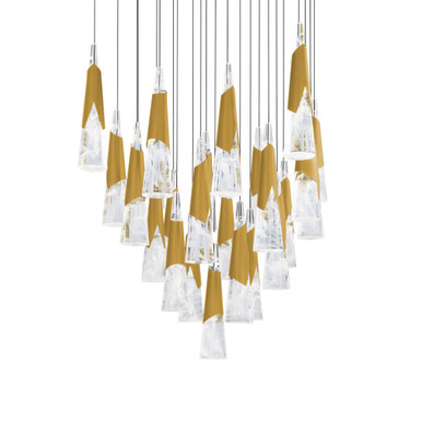 Kilt 198.5W 25 LED Light Large Pendant by Modern Forms - PD-44425S