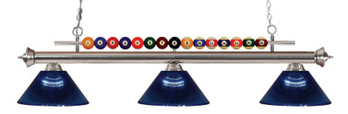 Shark 3 Light Island/Billiard 16 x 15 Inch by Z-Lite 170BN-ARDB - 170BN-ARDB