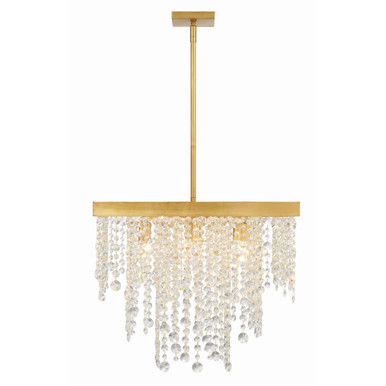 Winham 8 Light Medium Chandelier by Crystorama - win-618-ga-cl-mwp