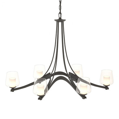 Ribbon 6 Light Medium Chandelier by Hubbardton Forge 104116 - 104116