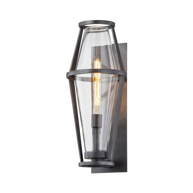 Prospect 1 Light Wall Sconce 21.5 Inch Tall by Troy - B7613-GRA