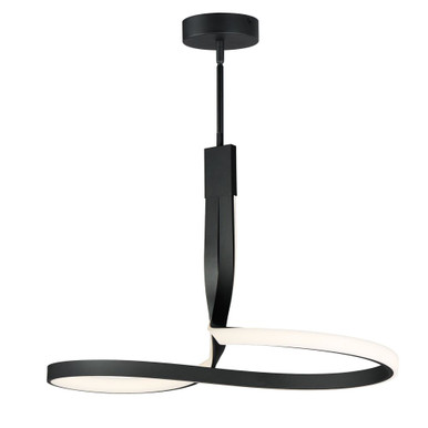 Serpentine 39W 1 LED Light Medium Pendant by ET2 - E30662-BK