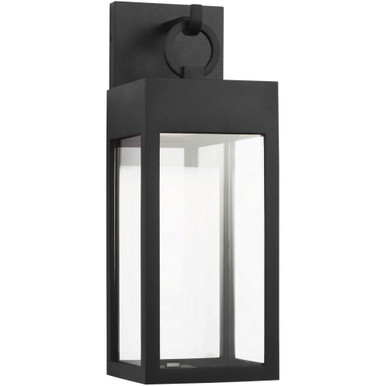 Sesha 9W LED Outdoor Wall Lantern 16 Inch Tall by Visual Comfort Studio - SLO1371TXB