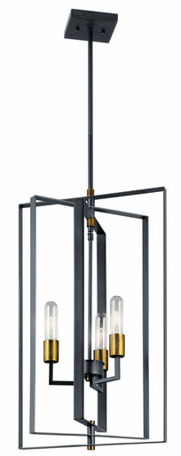 Taubert 3 Light Medium Foyer Pendant by Kichler - 43983bk