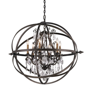 Byron Six Light Extra Large Chandelier by Troy - F2997-VBZ
