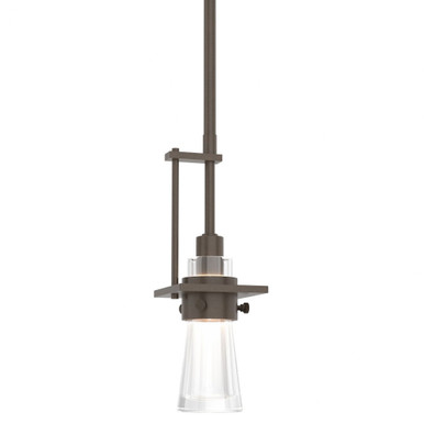 Erlenmeyer 1 Light Metal Mini Pendant 25.6 Inch Tall by Hubbardton Forge - 187100HF