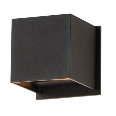 Alumilux Cube 2 LED Light Wall Sconce by ET2 - E41308-BK