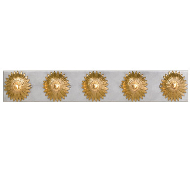 Broche 5 Light Vanity Light by Crystorama - 508-ga-sa