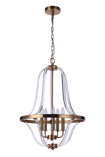 Graclyn 5 Light Small Foyer Chandelier by Craftmade - 57735-SB