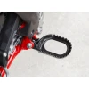 S3 Hard Rock Steel Rear Trials Footpegs, Black