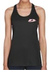 Ladies Pink Moto Tank