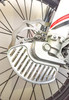 Front Brake Disc Guard, 2019+, Silver