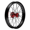 Jitsie Rear Wheel, Black Rim Red Hub