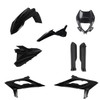 Acerbis Plastic Kit, 2023-2024, Black  Acerbis Complete Plastic Kit. Kit includes rad shrouds, fork guards, front & rear fender, headlight mask.