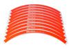 Beta Rim Decals in Red or Black  Kit decals cover entire sides of front & rear rims  Available in Beta Red or Black  Fits all Beta's with 18" & 21" wheels