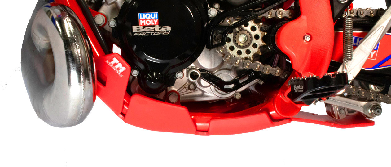 ボ*ー様 INTEGRAL Design SILDOMEとバグネット TMDesigns Skidplate w/ Linkguard 2020+ 125/200RR
