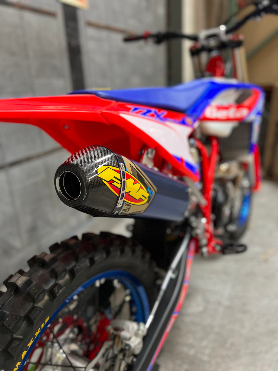 FMF 2024+ 450 RX Factory Anodized Titanium 4.1 Slip-On