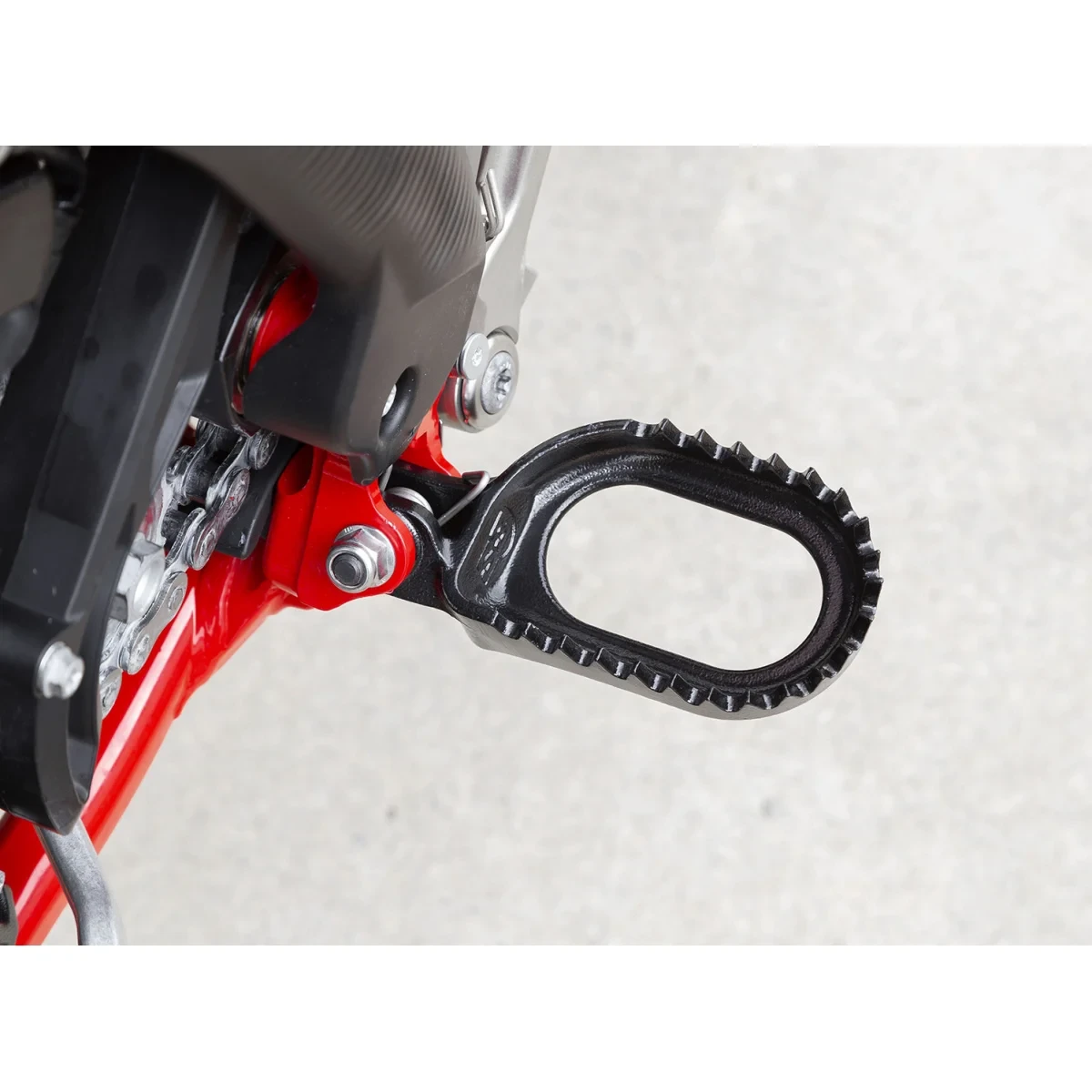 S3 Hard Rock Steel Rear Trials Footpegs, Black