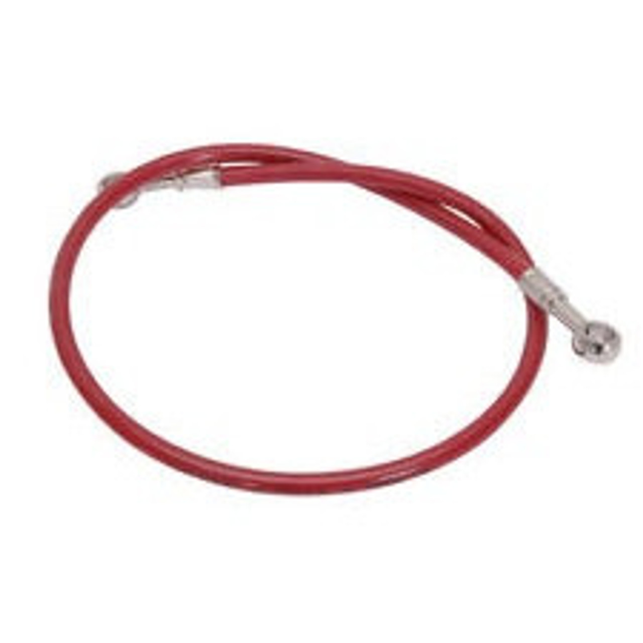 Stainless Red Front Brake Line