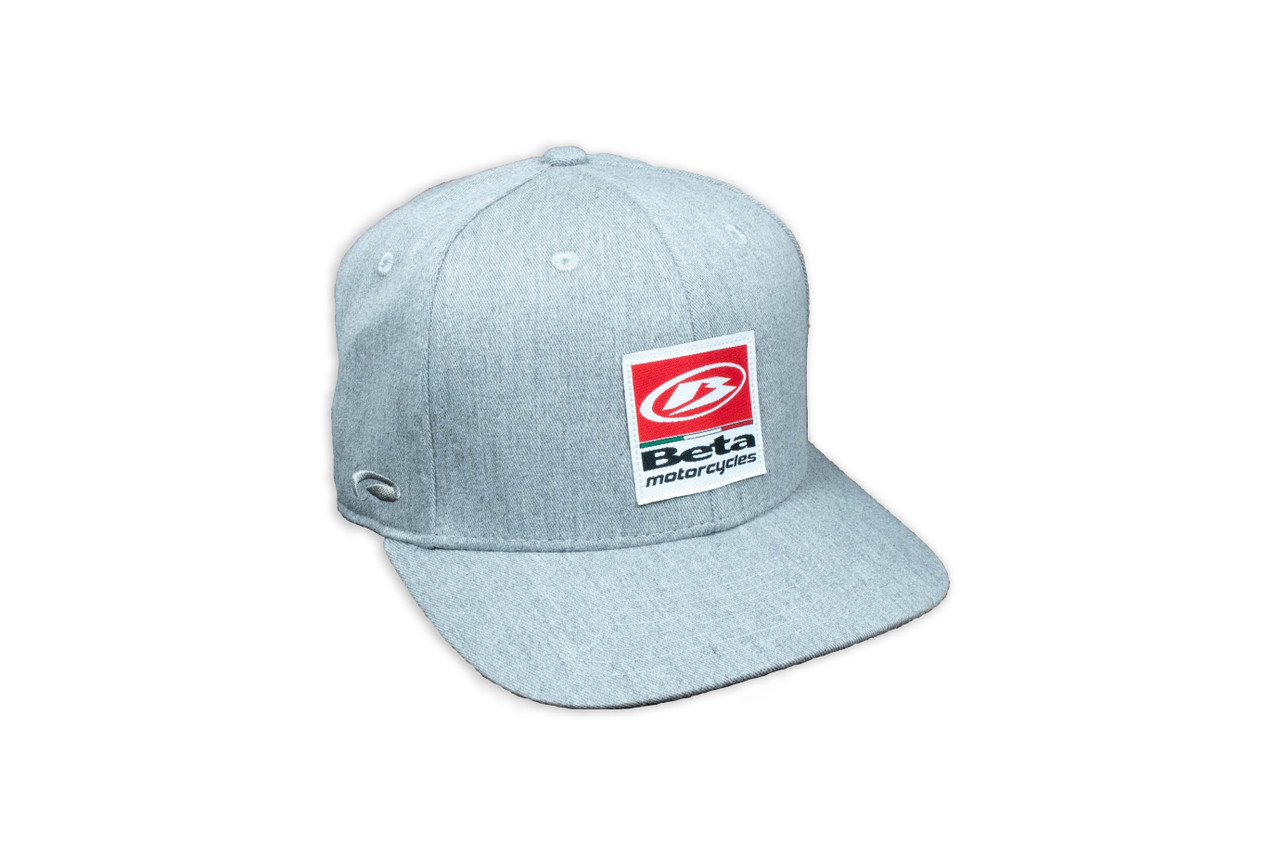 Beta Motorcycles Snap-Back, Grey