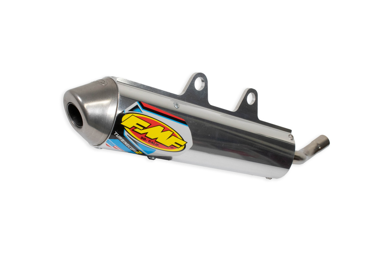 FMF Anodized Factory 4.1 Titanium Slip On, 2020+ The Factory 4.1 RCT incorporates the latest in FMF Resonance Chamber Technologyâ„¢ both internally and externally. This muffler is closer to the motor to centralize mass. The Factory 4.1 RCT is constructed from only aerospace grade materials making for a lightweight design. Equipped with Spark Arrestor For off Road Use Only. Will not work on RR-S models due to EPA restrictions.