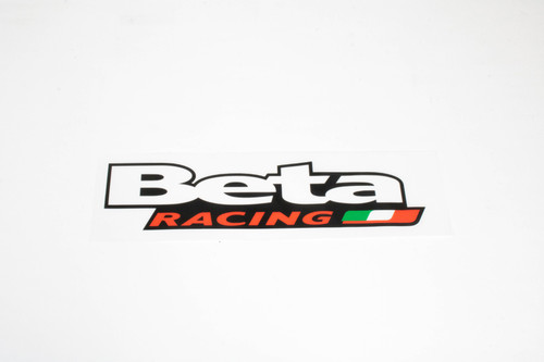 Beta Racing Heat Transfer Logo, 8 Inch.