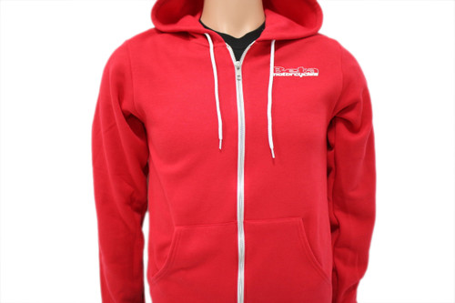 Beta Racing Zip Up Hoodie, Red