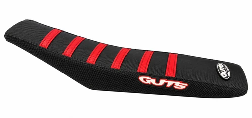 Guts Standard Seat Cover, Black/Red