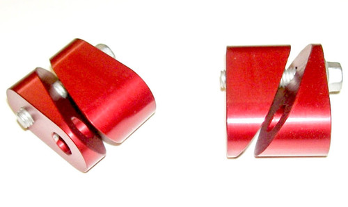 Precision machined billet aluminum Turn Signal wedges Mount turn signals to rear fender extender on Enduro RR models Or for those who want to remove stock RS license plate holder & relocate turn signals Available in black or red, made in USA Fits all year Beta's with applicable fender mounting surface