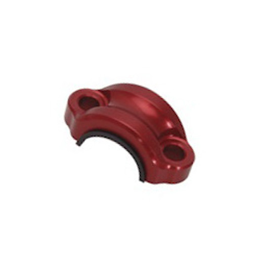 Billet aluminum with plastic sleeve Allows front master cylinder assemblies to rotate Works on both clutch & brake master cylinders Red or Blue, fits all '09+ RR/RS/RR-S/XTrainer