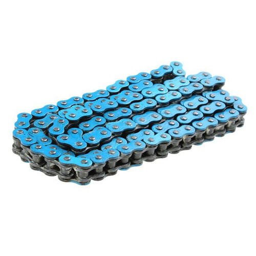 520 Race Chain, Blue High performance race chain with blue sideplates