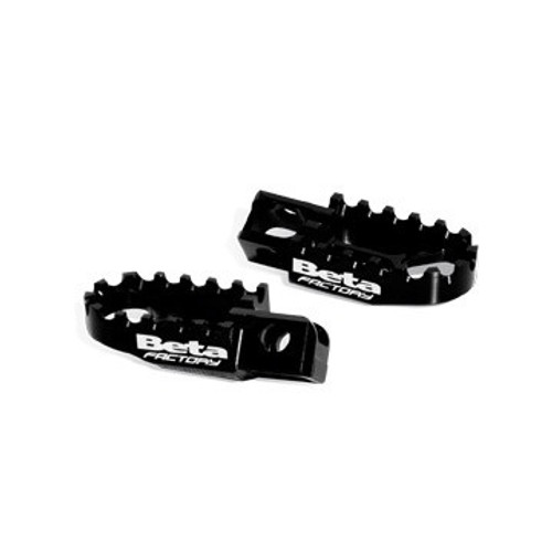 Beta Factory Footpegs, Black Beta Factory Footpegs, Black